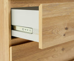 Home Jenson 5 Drawer Chest - New Oak Effect | Wooden storage chest with 5 drawer