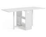 Habitat Home Toby Folding 4 - 6 Seater Dining Table - White | Kitchen Furniture