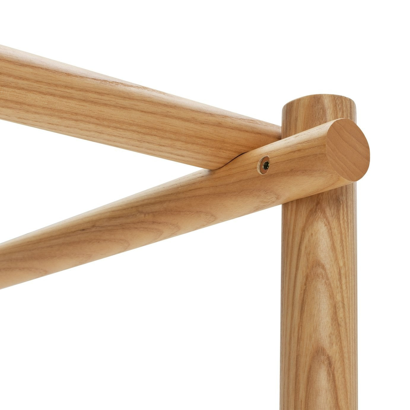 Akari 4 Poster Kingsize Wooden Bed Frame - Natural | King size poster bed