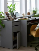 Habitat Pepper 2 Drawer Cabinet - Grey