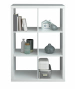 Habitat Squares Plus 6 Cube Storage Unit - White | Organiser Shelf Living Room