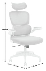 Oxley Mesh Office Chair - Grey