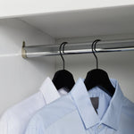 Home Nordic 3 Door 5 Drawer Mirror Wardrobe - White (B Grade)