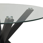 Home Alice 4 Seater Dining Table - Black | Minimal Dining Layout