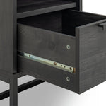 Nomad 1 Drawer Bedside Table - Black