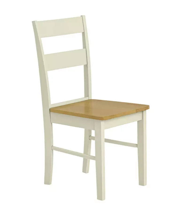 Home Chicago Extending Cream Dining Table & 6 Chairs | Large Modern Dining Room 
