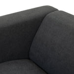 Moda Fabric Compact 2 Seater Sofa - Grey
