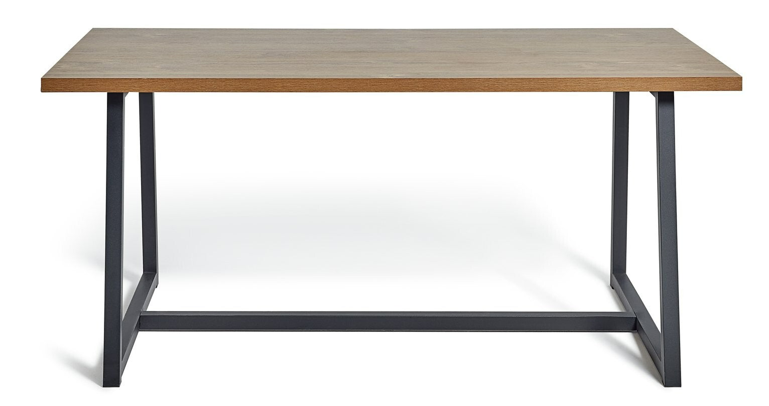 Nomad 6 Seater Dining Table - Oak Effect (B Grade)