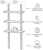 Keter 70cm Shelving Kit