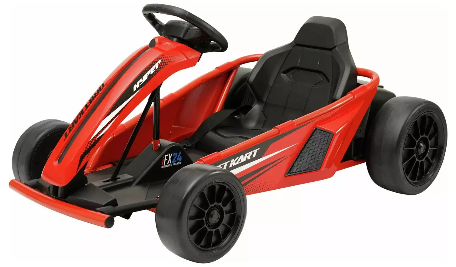 Hyper Drift Go Kart 24V Electric Ride On - Red ( B Grade )