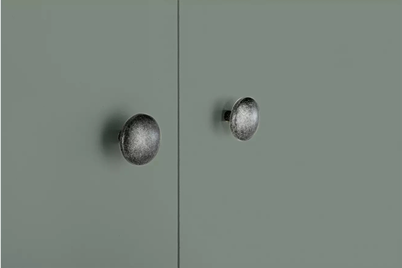 Home Kensington 2 Door 1 Drawer Wardrobe Sage Green | Bedroom Storage Furniture 