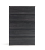 Habitat Jenson 5 Drawer Chest - Black Brown