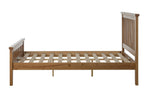 Home Aubrey Superking Wooden Bed Frame - Oak Stain | Comfort For Daily Rest
