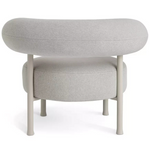 Habitat 60 Tuva Fabric Curved Chair - Grey
