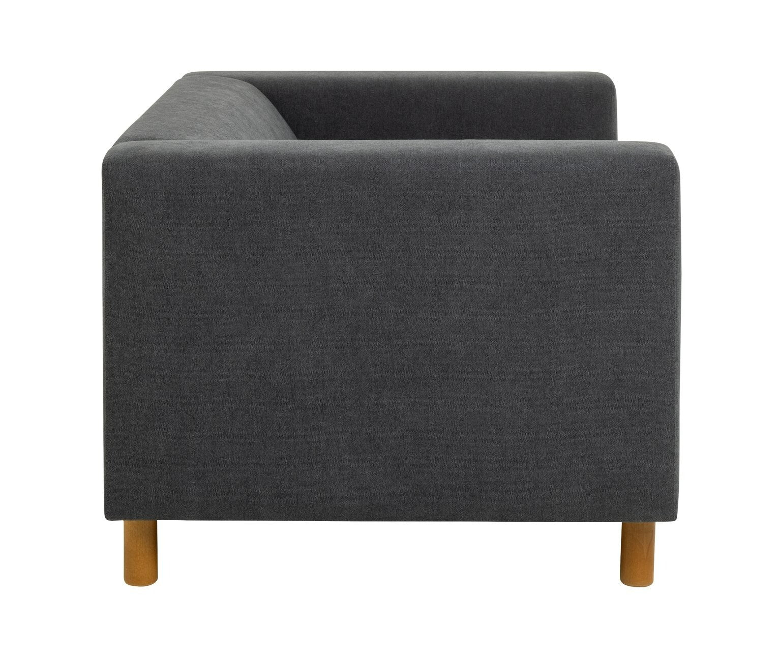 Moda Fabric Compact 2 Seater Sofa - Grey ( B Grade 40715 - 40716 )