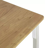 Bolitzo 4 Seater Dining Table - White