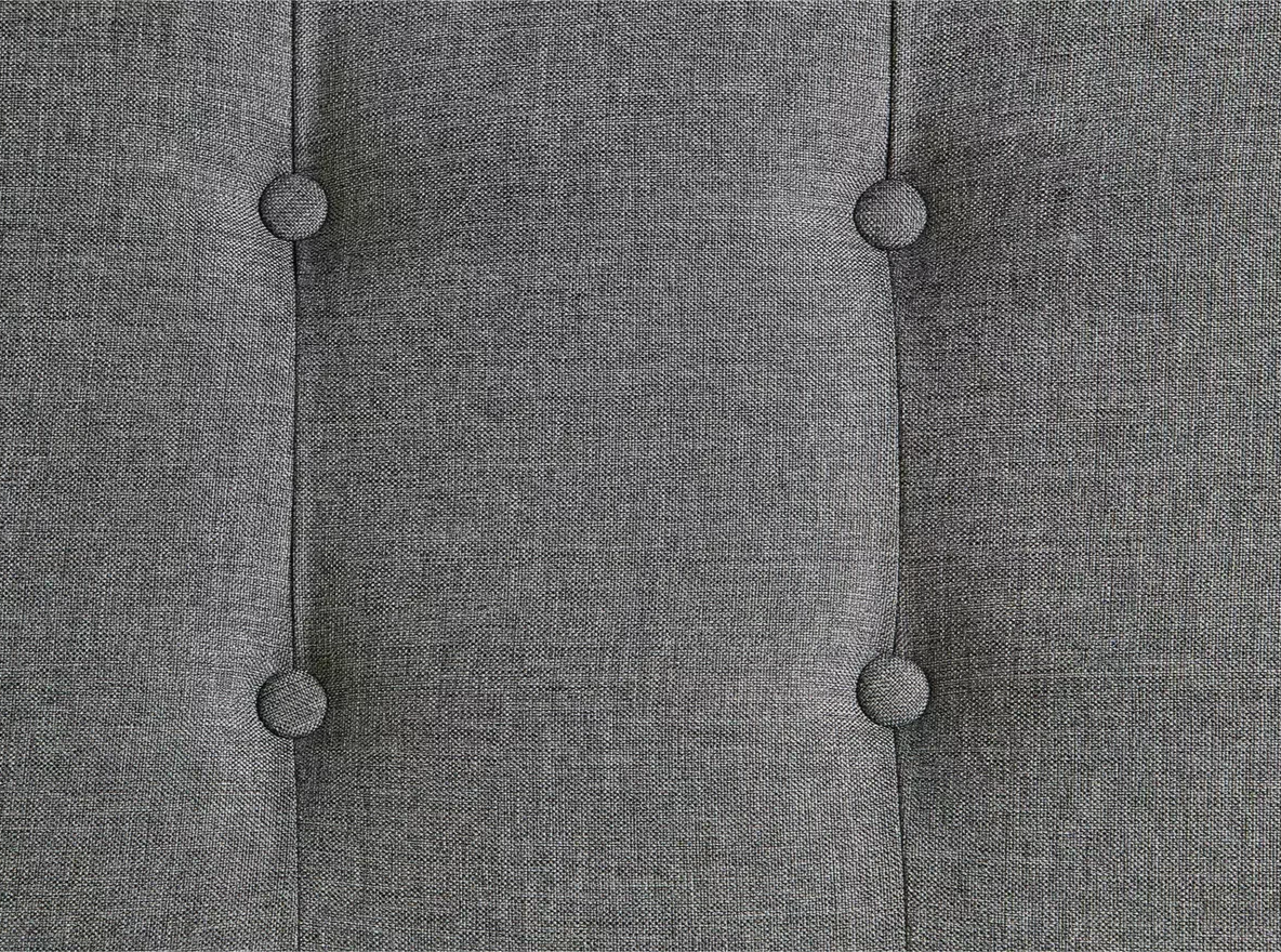 Home Wendover Fabric Ottoman with Stools Grey | Storage Ottoman Bench Furniture