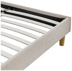 Arthur Platform Kingsize Bed Frame - Natural | Sleek low profile platform bed