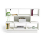 Habitat Cubes Short Wide Bookcase - White