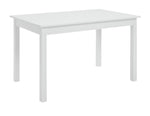 Habitat Home Raye Solid Wood Dining Table & 4 White Chairs | Kitchen ( B Grade )