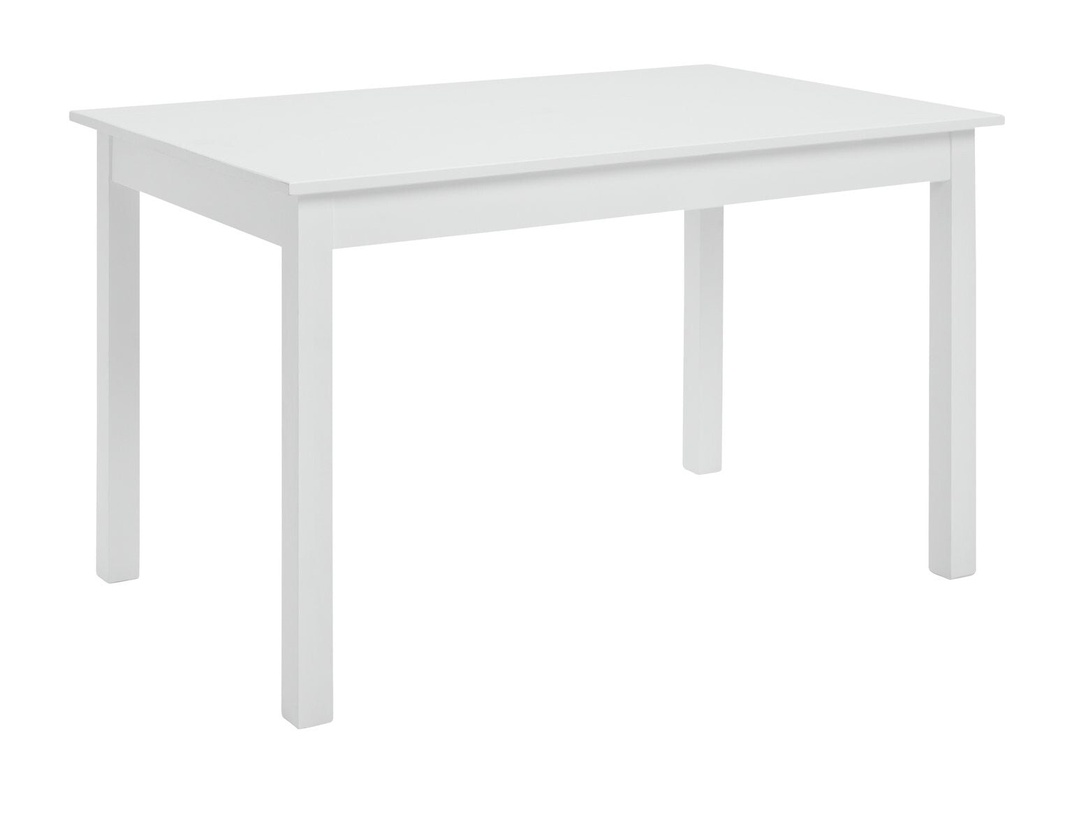 Habitat Home Raye Solid Wood Dining Table & 4 White Chairs | Kitchen ( B Grade )