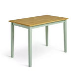 Home Chicago Sage Green Dining Table & 4 Chairs | Kitchen Dining Room Furniture 