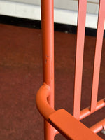 Indu 2 Seater Metal Garden Bench - Red (S)
