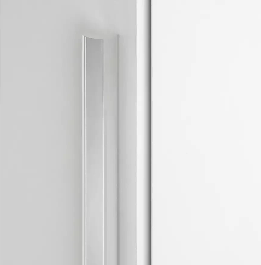 Munich Corner 1 Door Wardrobe - White (B GRADE 1110)