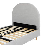 Kids Olivia Single Bed Frame - Grey