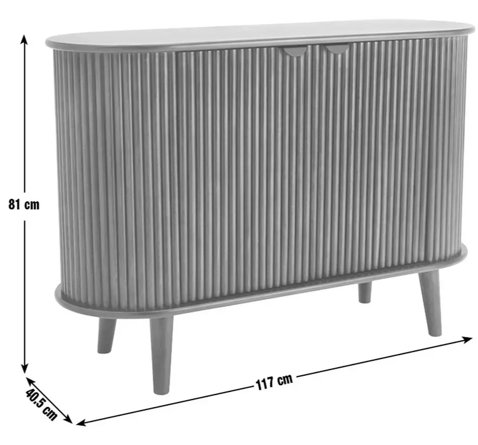 Kendi 2 Door Sideboard - Walnut (B Grade)