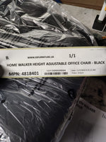 Walker Height Adjustable Office Chair - Black ( B Grade 29427 )