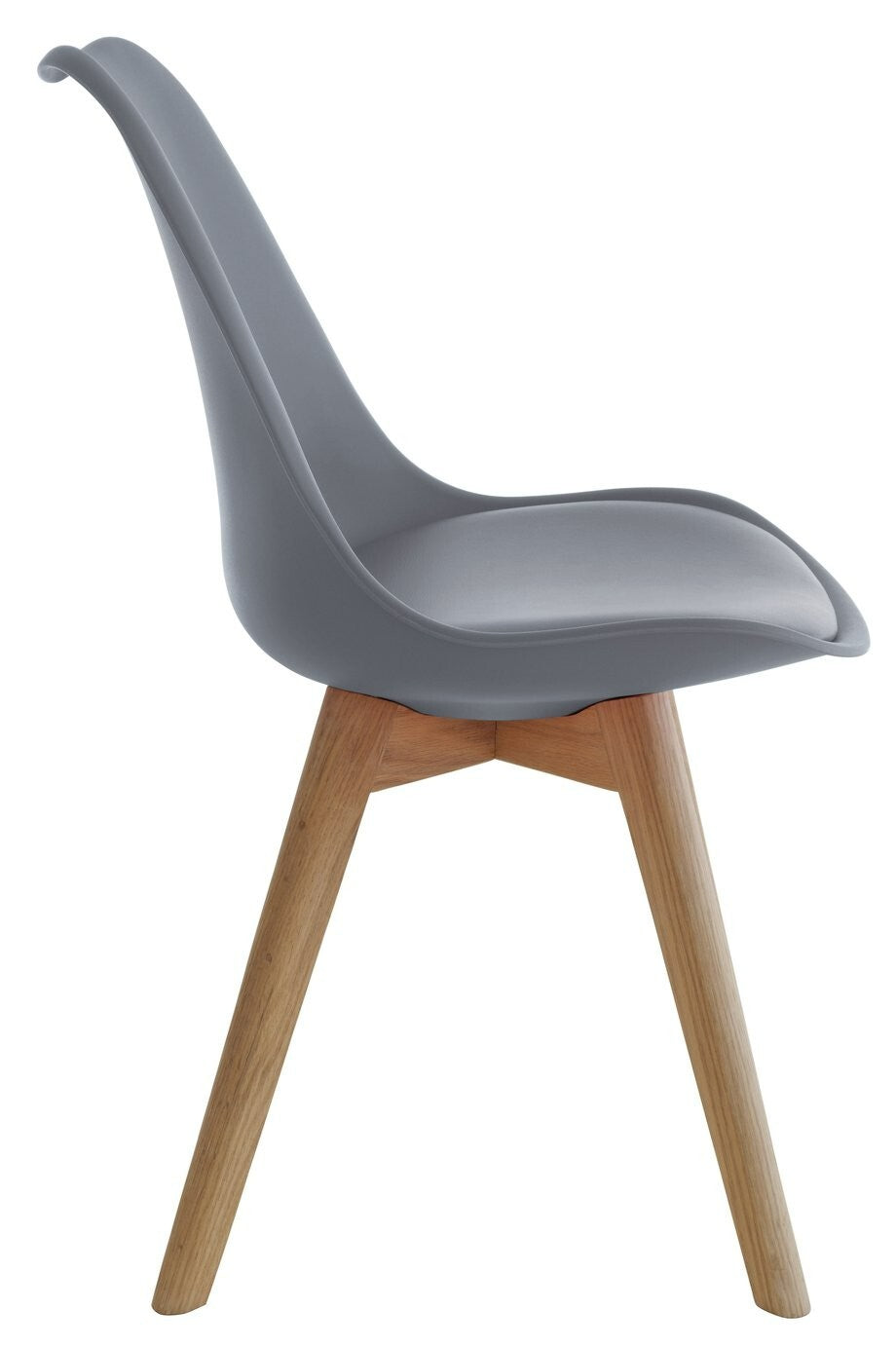 Habitat Jerry Pair of Dining Chair - Grey