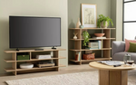 Raymond TV Unit Oak | Modern Entertainment Stand Living Room TV Media Storage