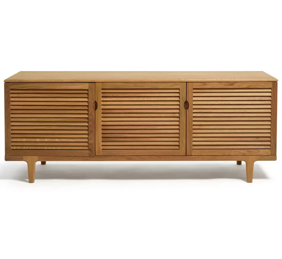 Oiled Slatted Sideboard - Natural (B Grade 1070)