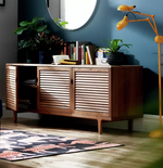 Oiled Slatted Sideboard - Natural (B Grade 1070.)