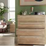 Atlas 4 Drawer Chest - Oak | Organized Clothing Space