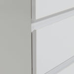Jenson 2 Door 2 Drawer Wardrobe - Matte White | Simple Clothing Space
