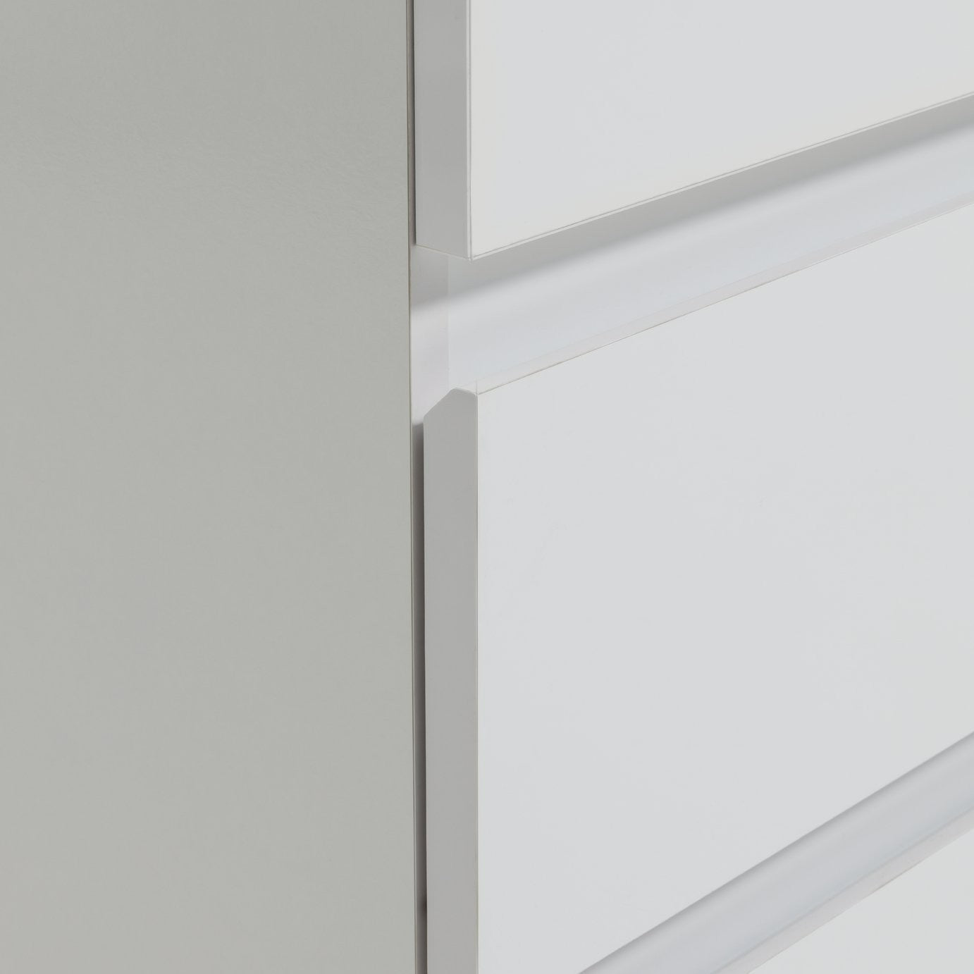 Jenson 2 Door 2 Drawer Wardrobe - Matte White | Simple Clothing Space