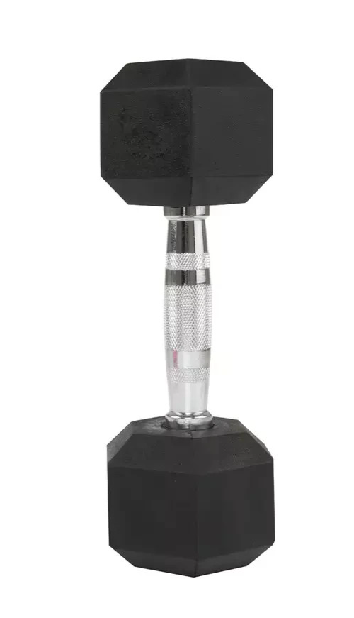 Pro Fitness 10kg Hex Dumbbell Set | Strength Training Weights Home Gym Equipment
