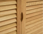Oiled Slatted Sideboard - Natural (B Grade 1070.)
