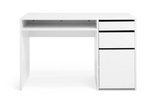 Home Pepper 2 Drawer Large Office Desk White | Home Workstation Desk