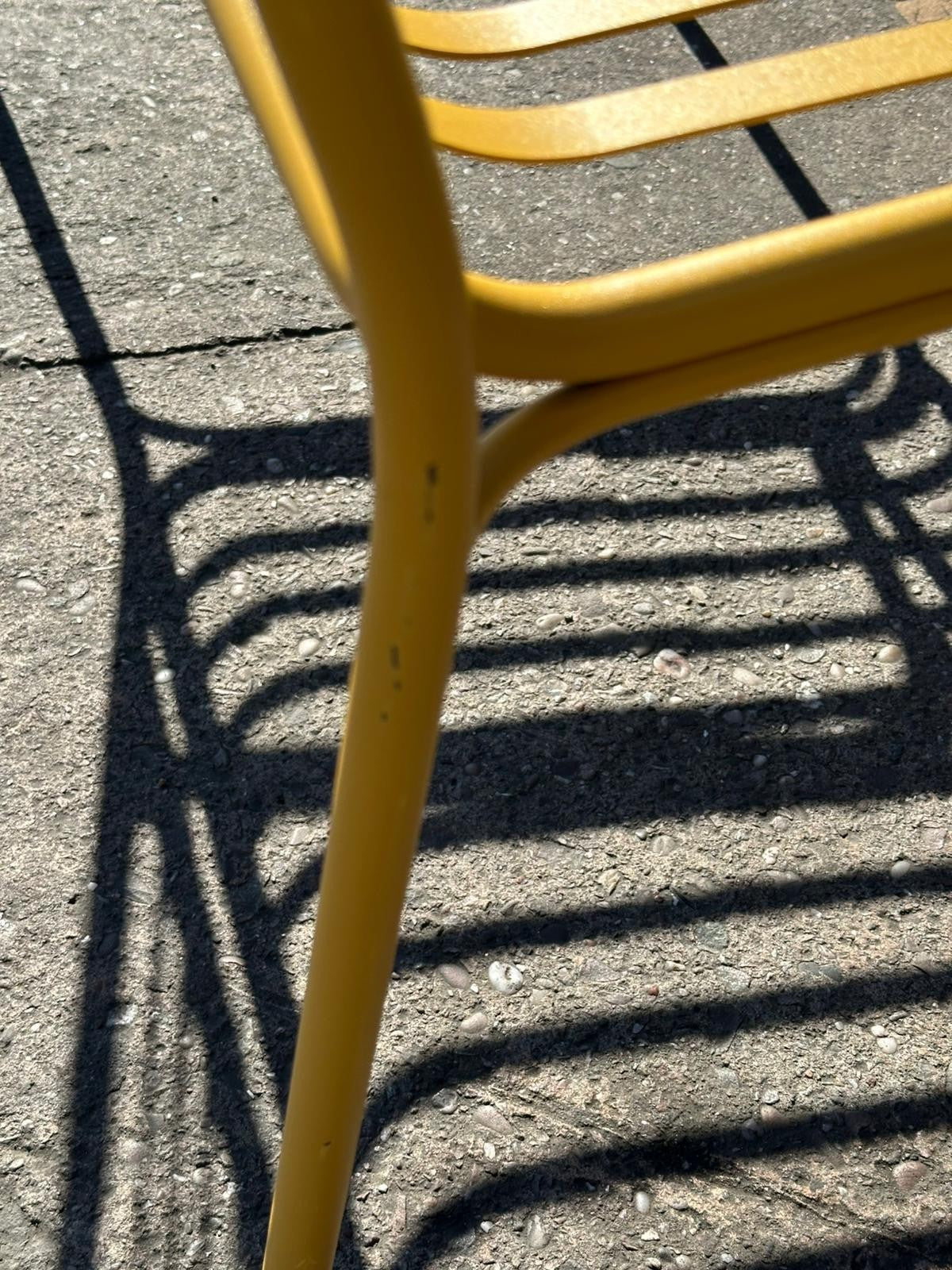 Indu 2 Seater Metal Garden Bench - Yellow