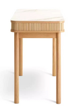 Lex Console Desk Natural | Home Office Workstation Desk Table