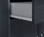Maine 2 Door 1 Drawer Sideboard - Black