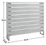 Nomad Small Radiator Cover - Oak
