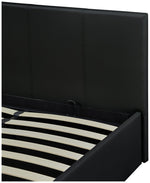 Home Lavendon Kingsize End Open Ottoman Bedframe-Black