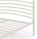 Jubilee Double Metal Bed Frame - Off White