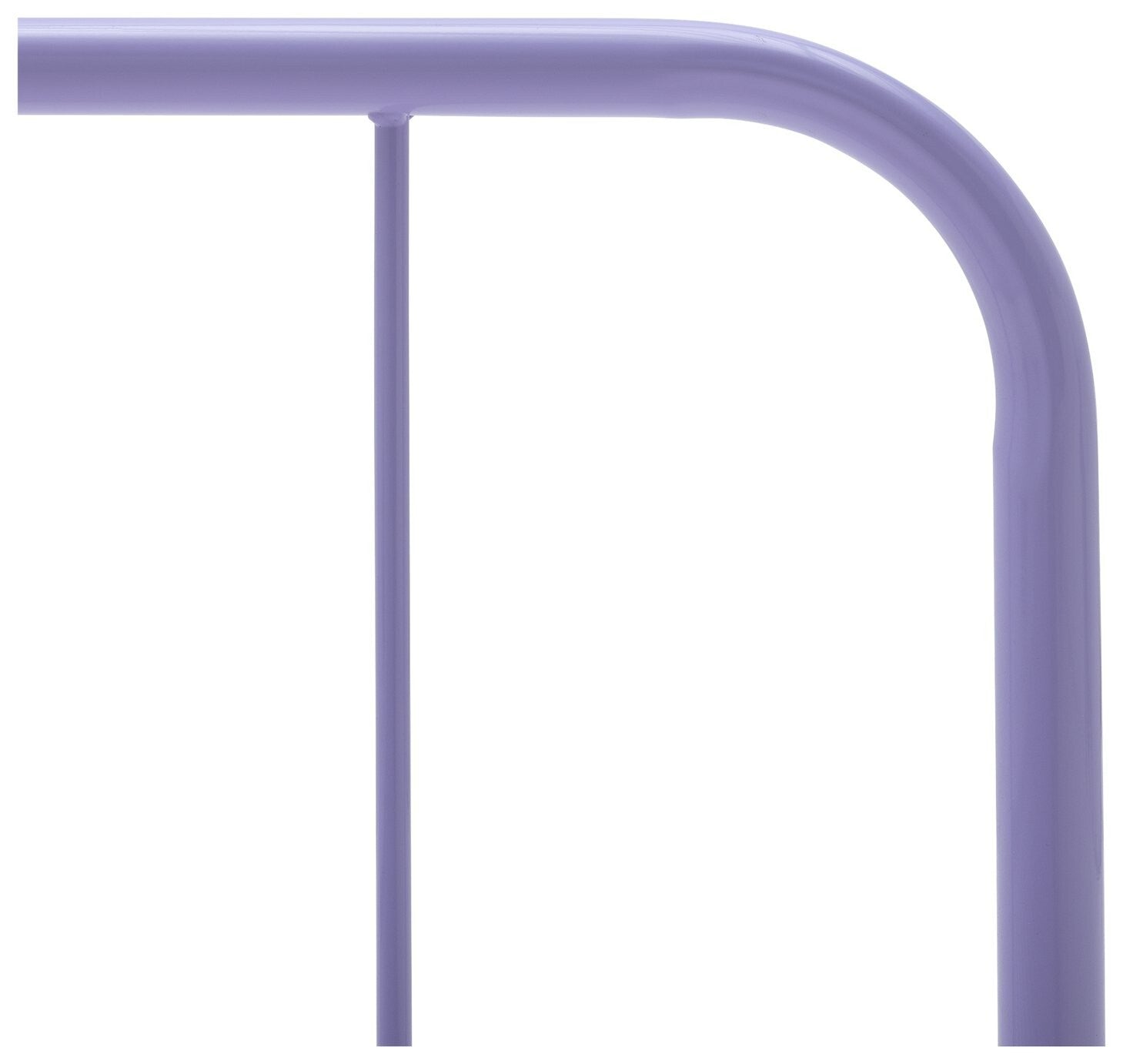 Charlie Single Metal Bed Frame - Lilac