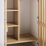 Norah L Shaped Single Bunk Bed- White & Oak | bunk bed for small room
