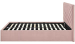 Luca Small Double End Lift Ottoman Bed - Pink (B GRADE 1060)